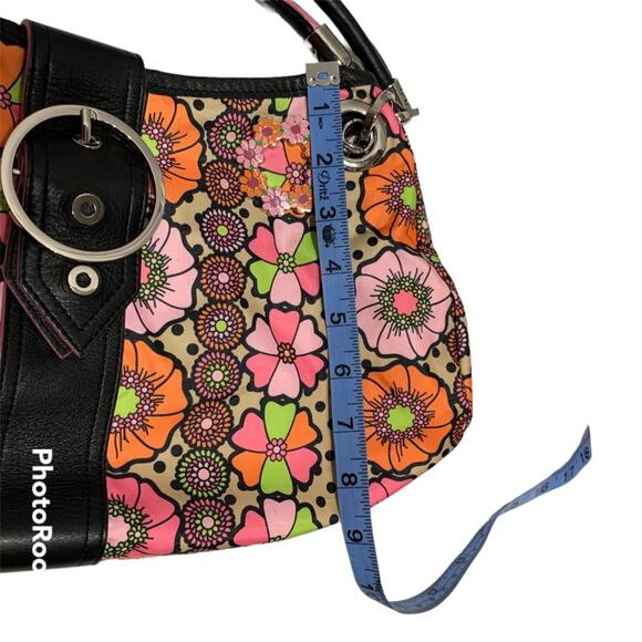 Lesportsac for The OC Collection - Bright n' Colorful retro look crescent purse - Picture 8 of 13